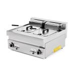 Unni-cooking | Friteuse | 10+10L | 400V | Aftapkranen | 700x, Ophalen of Verzenden, Nieuw in verpakking