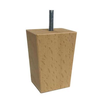 Beuken taps meubelpootje kastpoot bankstelpoot 86x63mm met, Ophalen of Verzenden, Nieuw