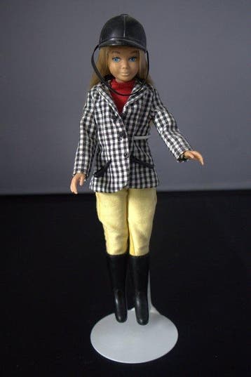 Mattel - Barbiepop Skipper #0950 met Learning to Ride #1935, Antiek en Kunst, Antiek | Speelgoed