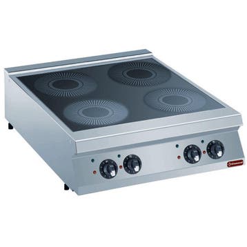 Diamond Inductie Fornuis | Met 4 Kookzones Top | 4x 5kW | 40, Ophalen of Verzenden, Nieuw in verpakking