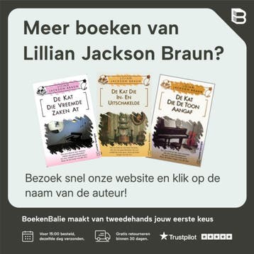 De kat die het hart op de tong had / Jim Qwilleran, Boeken, Verzenden, Zo goed als nieuw, Lillian Jackson Braun