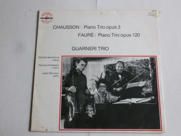 Guarneri Trio (Herman Krebbers)- Chausson, Faure (LP), Cd's en Dvd's, Ophalen of Verzenden, Zo goed als nieuw