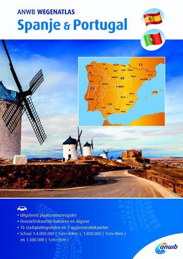 Spanje & Portugal / ANWB Wegenatlas - ANWB 9789018043100, Verzenden, Gelezen, ANWB
