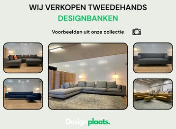 Designbank Kopen? Luxe en Refurbished, Huis en Inrichting, Banken | Bankstellen, Ophalen of Verzenden, Nieuw