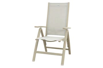 Hartman Roma verstelbare tuinstoel - Latte, Tuin en Terras, Tuinstoelen, Verzenden, Nieuw, Overige materialen