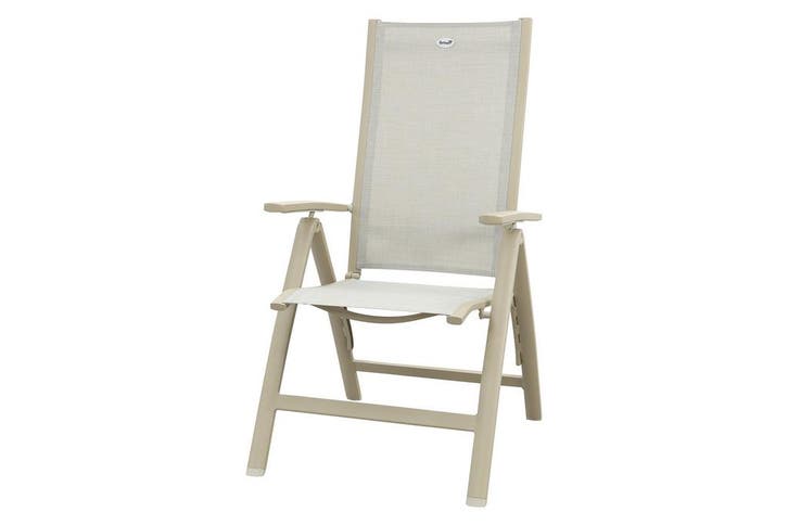 Hartman Roma verstelbare tuinstoel - Latte, Tuin en Terras, Tuinstoelen, Nieuw, Overige materialen, Verzenden