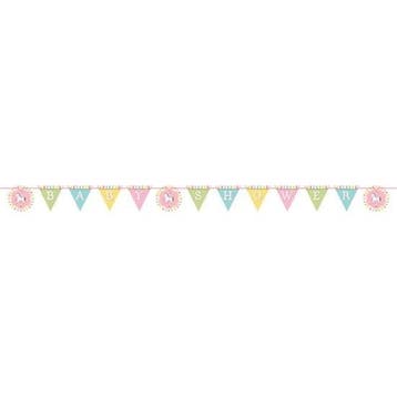 Vlaggenlijn Baby Shower Multikleur - 1.7m, Ophalen of Verzenden, Nieuw