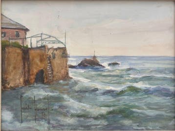 Guido Hanset (1910-1992) - Boccadasse, Genova, Antiek en Kunst