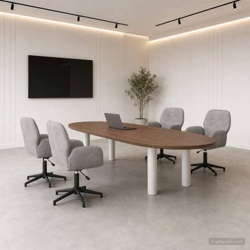 vidaXL Draaiende Bureaustoelen 4 st 54 x 55 x 90 cm, Verzenden, Nieuw