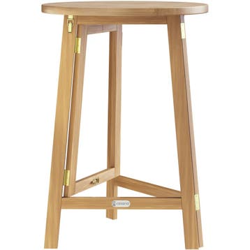 Statafel Hout Ø80cm Inklapbaar (Statafels, Tafels-Stoelen), Verzenden, Nieuw