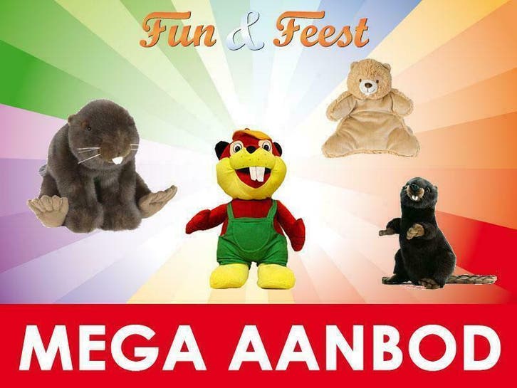 Bever knuffels -Mega aanbod pluche bever knuffels, Kinderen en Baby's, Speelgoed | Knuffels en Pluche, Overige typen, Nieuw, Ophalen of Verzenden