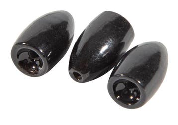 Ultimate Tungsten Bullet Weight Black 7.2g 3pcs, Verzenden, Nieuw, Vislijn