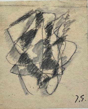 Jacques Germain (1915-2001) - Abstraction géométrique, Antiek en Kunst, Kunst | Schilderijen | Klassiek