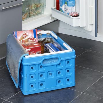 Sunware Square Koeltas Blauw voor vouwkrat 24 liter Set van, Ophalen of Verzenden, Nieuw