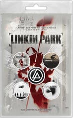 Linkin Park Hybrid Theory - Button - 5-pack off. merchandise, Ophalen of Verzenden, Nieuw, Kleding