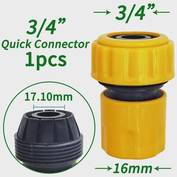 Set van 6 Tuinslang Koppelingen - 3/4" & 1/2" - Snelkoppelin, Verzenden, Nieuw