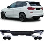 Diffusor BMW X3 G01 Glans Zwart incl. Uitlaat Sierstukken, Ophalen of Verzenden, Nieuw