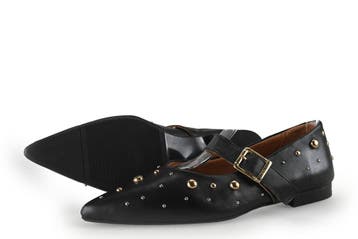 Babouche Ballerinas in maat 36 Zwart, Verzenden, Zwart, Ballerina's, Zo goed als nieuw
