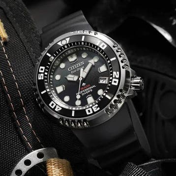 Citizen - Citizen Promaster Divers Eco Drive 300 mt Gas, Sieraden, Tassen en Uiterlijk, Horloges | Heren, Nieuw