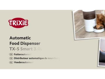 Trixie Voerautomaat TX-S Smart - 10 maaltijden per dag - Wit, Verzenden