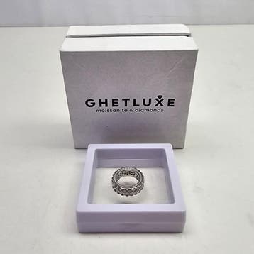 Ghetluxe Moissanite Ring S925 | Nette Staat, Ophalen of Verzenden, Nieuw