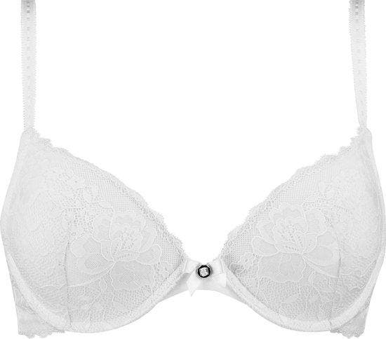 Hunkemöller - Maat E75 - Push-up BH Maya - wit, Kleding | Dames, Ondergoed en Lingerie, Verzenden