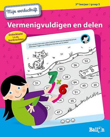 Ik kan al vermenigvuldigen en delen / Mijn werkschrift / 0, Verzenden, Zo goed als nieuw