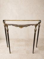 Wandtafel - Messing, Verguld messing - console-tafel