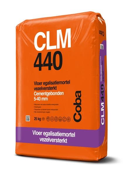 Coba CLM440 25kg | vloer egalisatiemortel vezelversterkt, Doe-het-zelf en Verbouw, Overige Doe-het-zelf en Verbouw, Ophalen of Verzenden