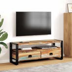 vidaXL Tv-meubel massief gerecycled hout, 100 tot 150 cm, Verzenden, Nieuw, Minder dan 100 cm