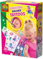 SES Creative - Galaxy - Tattoos voor Kinderen - 32 Unicorn, Ophalen of Verzenden, Nieuw