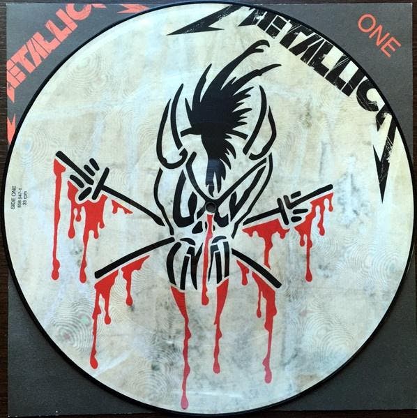Metallica – One (Limited Edition, Picture Disc), Cd's en Dvd's, Vinyl | Hardrock en Metal, Zo goed als nieuw, Ophalen of Verzenden