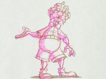 Walt Disney - Originele animatietekening - The Legend of, Nieuw