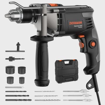 DOVAMAN 7.5A Klopboormachine met Metaalboorhouder - 0-3000 R, Verzenden, Nieuw