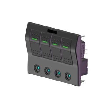 Allpa Schakelpaneel 12V 4 Schakelaars, Ophalen of Verzenden, Nieuw
