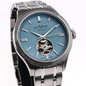 GEOVANI - Verona Open-Heart Swiss Automatic Watch -, Nieuw