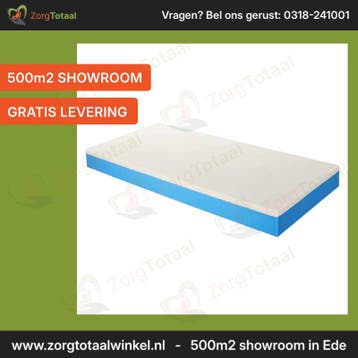 Zorgmatras - Presstige Traagschuim Deluxe - SensiDense tra.., 90 cm, Eenpersoons, Nieuw, Ophalen of Verzenden