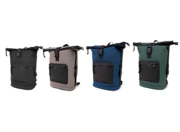 Norlander Fiets Rugzak - Dull PU - Rolltop-Groen, Sieraden, Tassen en Uiterlijk, Tassen | Rugtassen, Verzenden, Nieuw