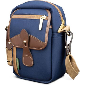 Billingham Stowaway Airline - Navy Fibrenyte / Chocolate, Ophalen of Verzenden, Nieuw, Schoudertas, Overige merken