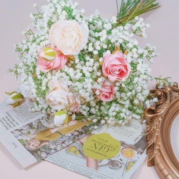 Kunst Gipsenkruid Bloemen (Gypsophila) - 63cm - Decoratie vo, Verzenden, Nieuw