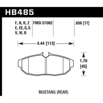Hawk 2011-2012 Ford Mustang 5.0L Perf. 5.0 (w/Brembo Brakes), Ophalen of Verzenden, Nieuw