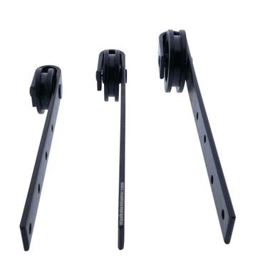 Schuifdeur Hangrol Zwart 60mm, Verzenden, Nieuw