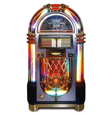Rock-Ola 90th Anniversary CD Jukebox GELIMITEERD 2ehands, Cd's en Dvd's, Vinyl | Rock, Ophalen, Gebruikt