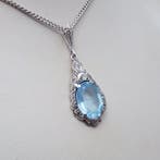 Zilver - Ketting met hanger -  Laurin