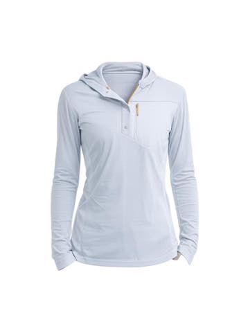 Turbat shirt lange mouwen Maya Hood Trek WMN Glacier voor..., Kleding | Dames, T-shirts, Turbat, Verzenden, Nieuw, Grijs