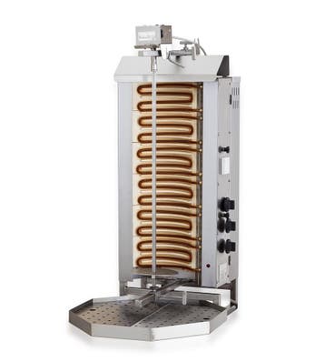 COMBISTEEL GYROS GRILL ELEKTRISCH MOTOR BOVEN 6 HITTEZONES, Verzenden, Nieuw in verpakking