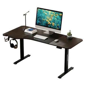 Game bureau Stryn zit sta elektrisch 160x60/75x72-117 cm wal, Verzenden, Nieuw
