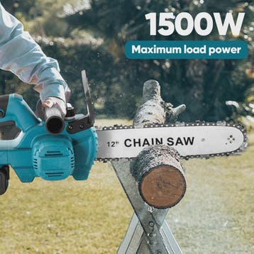 12-Inch Accu Kettingzaag met Borstelloze Motor - Krachtig en, Verzenden, Nieuw