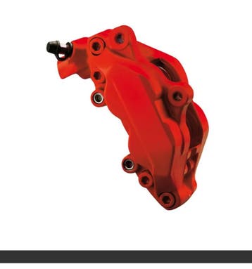 Foliatec Remklauwlakset – racing rosso mat – 3 Componenten, Verzenden