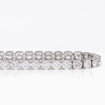 Zonder minimumprijs - Armband - 14 karaat Witgoud - 4.42ct., Nieuw